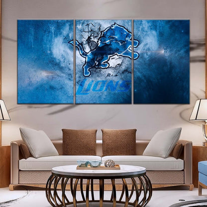 American Football Wall Art - AF5239 - Detroit Lions - NFL Football Team - American Football Poster - American Football Canvas