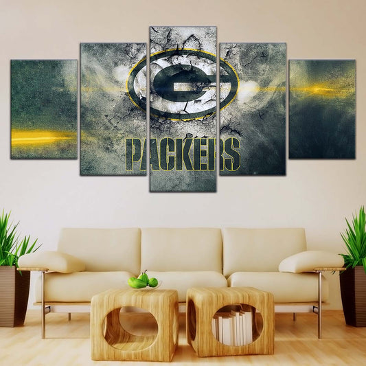 American Football Wall Art - AF5240 - Green Bay Packers - NFL Football Team - American Football Poster - American Football Canvas