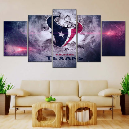 American Football Wall Art - AF5241 - Houston Texans - NFL Football Team - American Football Poster - American Football Canvas