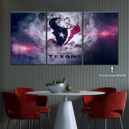 American Football Wall Art - AF5241 - Houston Texans - NFL Football Team - American Football Poster - American Football Canvas