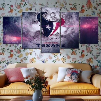 American Football Wall Art - AF5241 - Houston Texans - NFL Football Team - American Football Poster - American Football Canvas