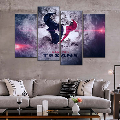 American Football Wall Art - AF5241 - Houston Texans - NFL Football Team - American Football Poster - American Football Canvas
