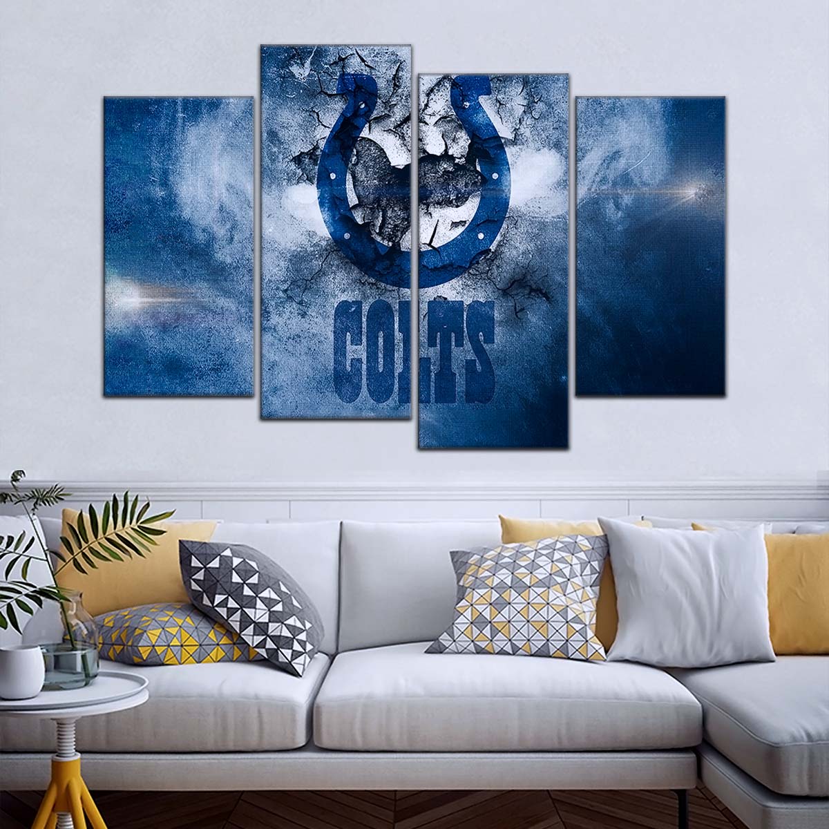 American Football Wall Art - AF5242 - Indianapolis Colts - NFL Football Team - American Football Poster - American Football Canvas