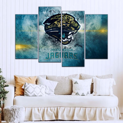 American Football Wall Art - AF5243 - Jacksonville Jaguars - NFL Football Team - American Football Poster - American Football Canvas