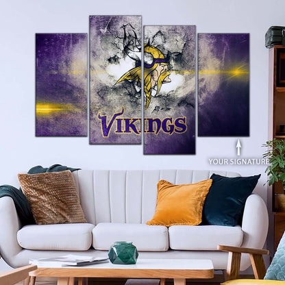 American Football Wall Art - AF5246 - Minnesota Vikings - NFL Football Team - American Football Poster - American Football Canvas