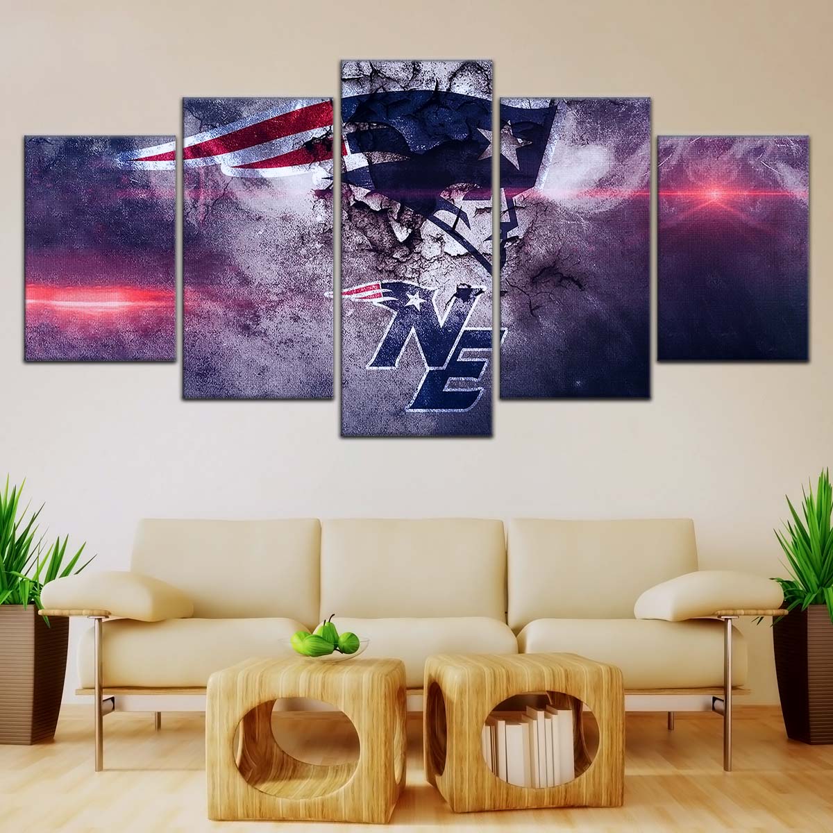 American Football Wall Art - AF5247 - New England Patriots - NFL Football Team - American Football Poster - American Football Canvas