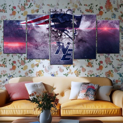 American Football Wall Art - AF5247 - New England Patriots - NFL Football Team - American Football Poster - American Football Canvas