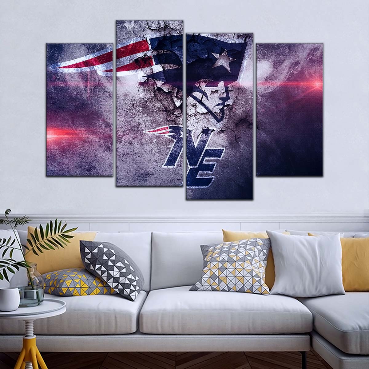 American Football Wall Art - AF5247 - New England Patriots - NFL Football Team - American Football Poster - American Football Canvas