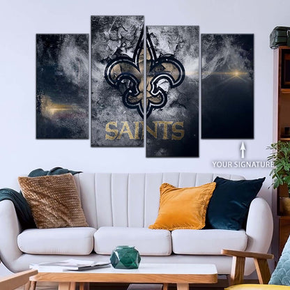 American Football Wall Art - AF5248 - New Orleans Saints - NFL Football Team - American Football Poster - American Football Canvas