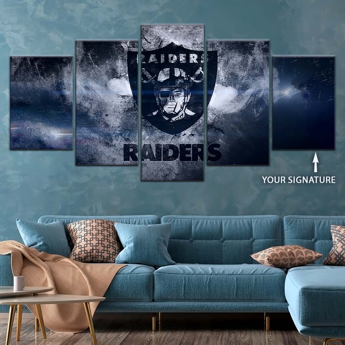 American Football Wall Art - AF5251 - Oakland Raiders - NFL Football Team - American Football Poster - American Football Canvas