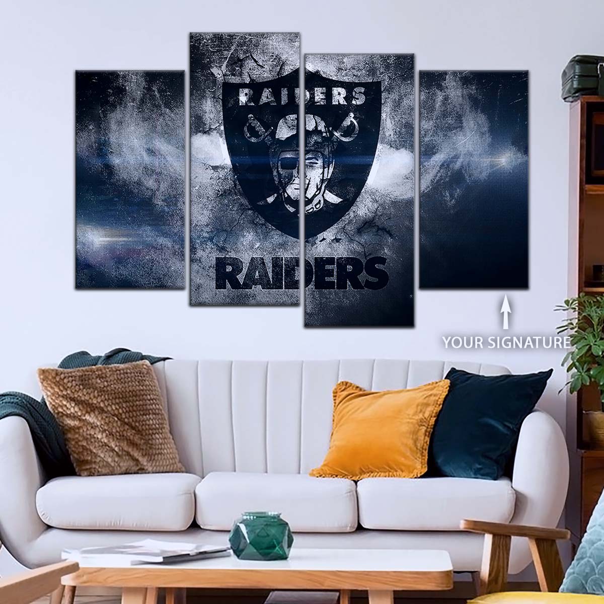American Football Wall Art - AF5251 - Oakland Raiders - NFL Football Team - American Football Poster - American Football Canvas