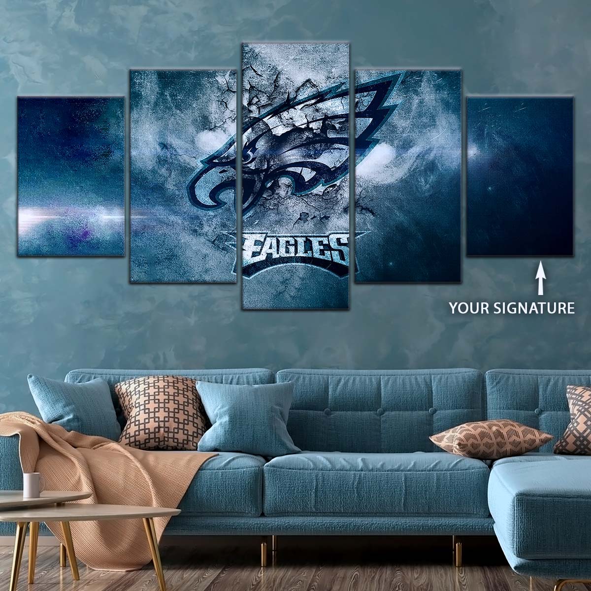 American Football Wall Art - AF5252 - Philadelphia Eagles - NFL Football Team - American Football Poster - American Football Canvas
