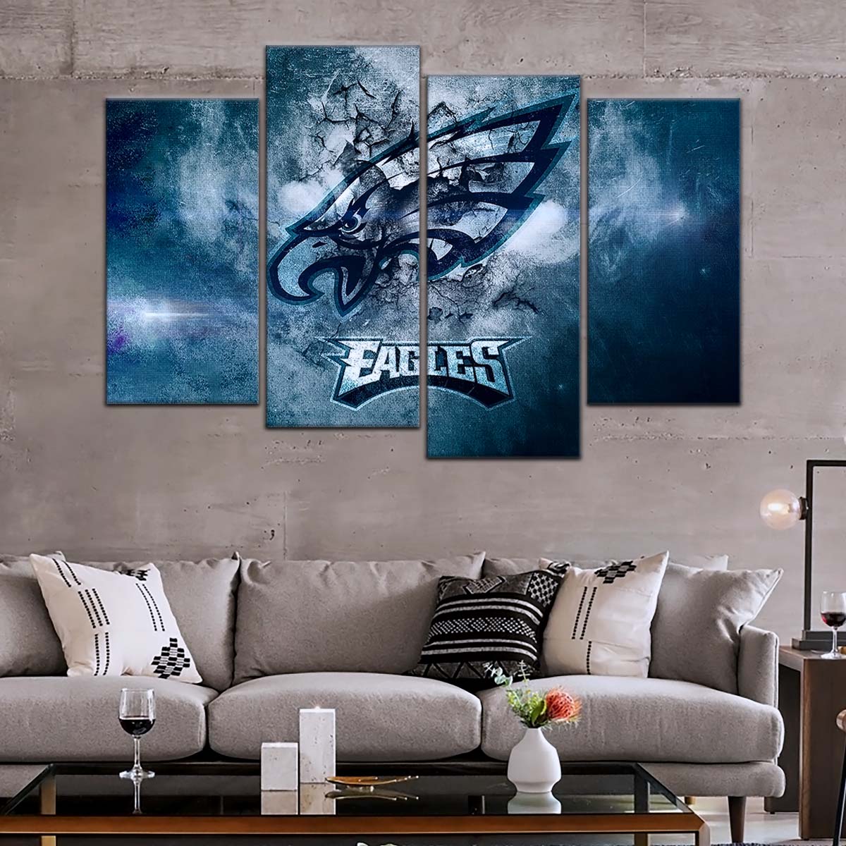 American Football Wall Art - AF5252 - Philadelphia Eagles - NFL Football Team - American Football Poster - American Football Canvas