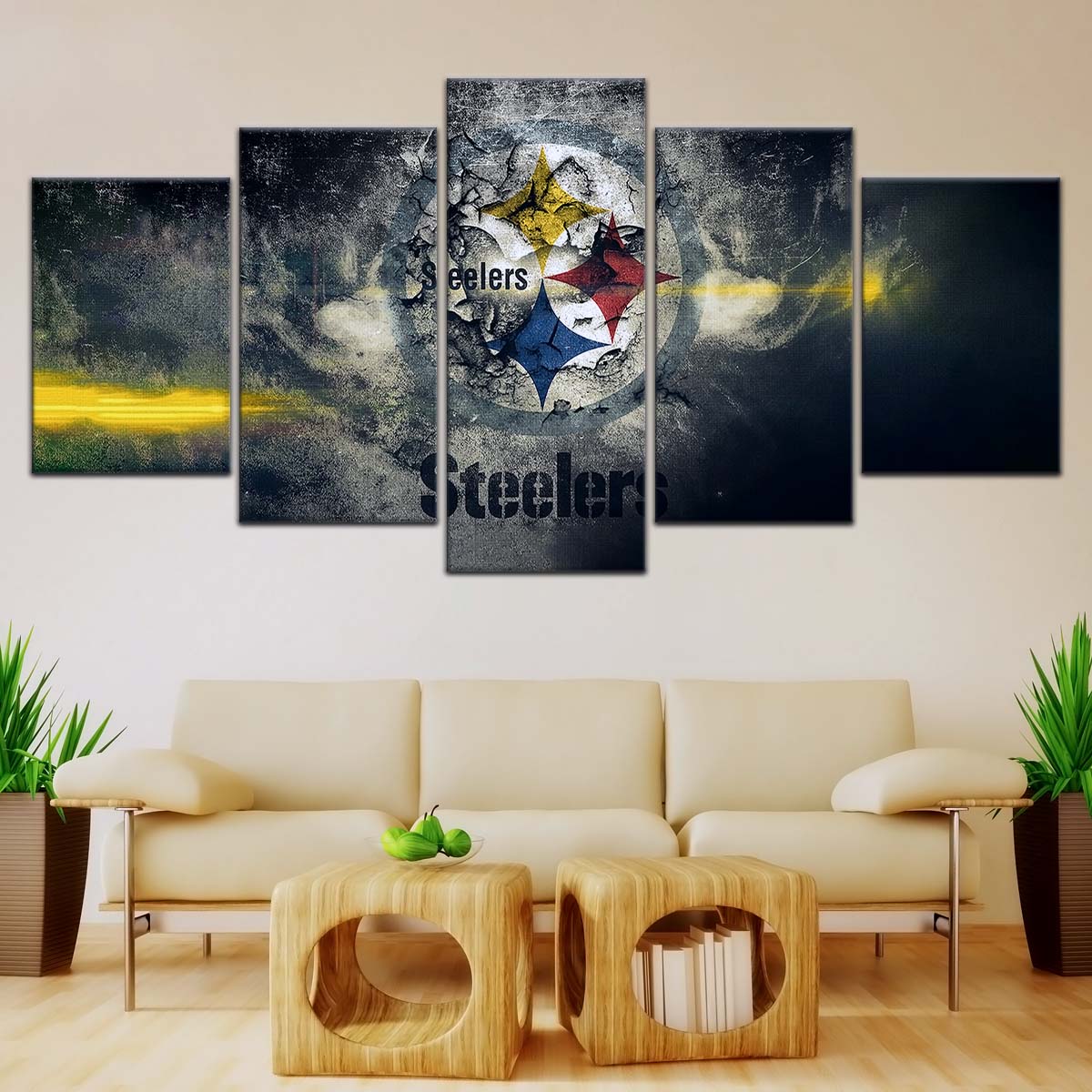 American Football Wall Art - AF5253 - Pittsburgh Steelers - NFL Football Team - American Football Poster - American Football Canvas
