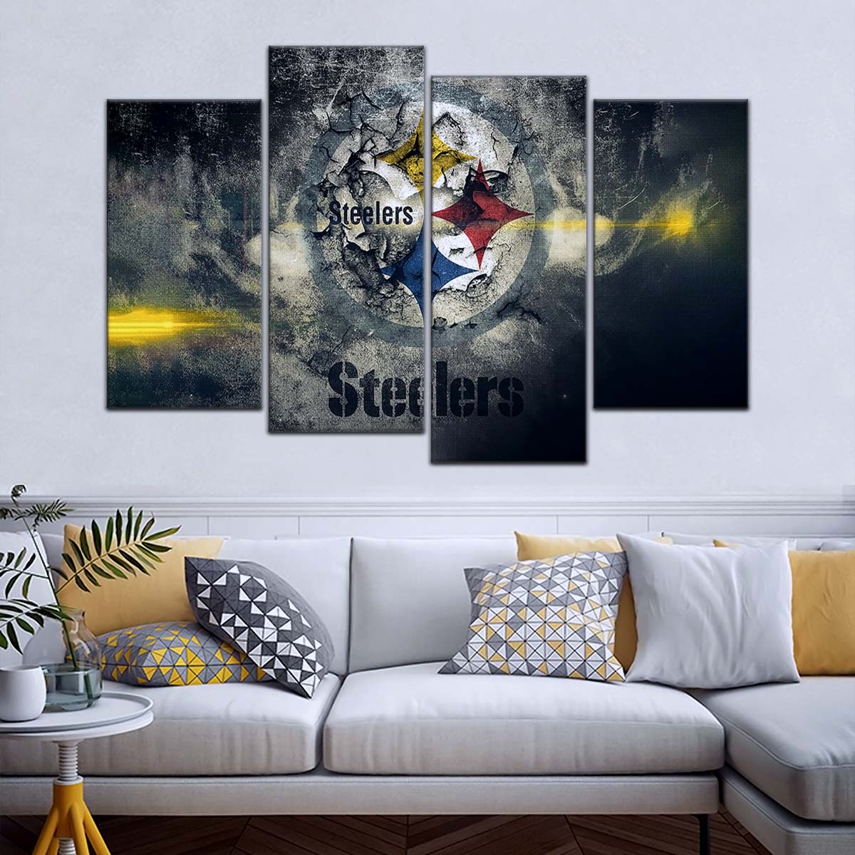 American Football Wall Art - AF5253 - Pittsburgh Steelers - NFL Football Team - American Football Poster - American Football Canvas