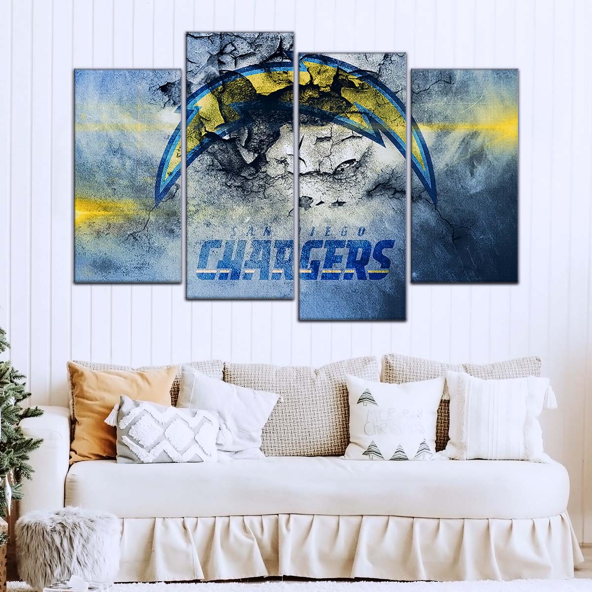 American Football Wall Art - AF5254 - San Diego Chargers - NFL Football Team - American Football Poster - American Football Canvas