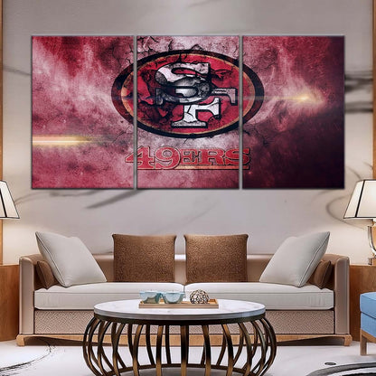 American Football Wall Art - AF5255 - San Francisco 49ers - NFL Football Team - American Football Poster - American Football Canvas