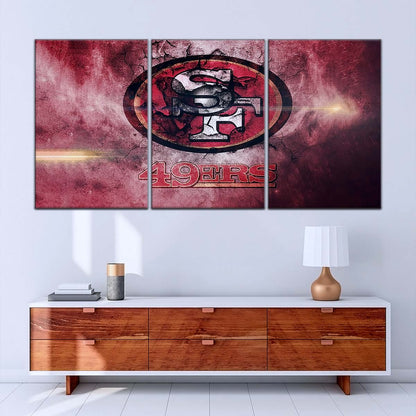 American Football Wall Art - AF5255 - San Francisco 49ers - NFL Football Team - American Football Poster - American Football Canvas