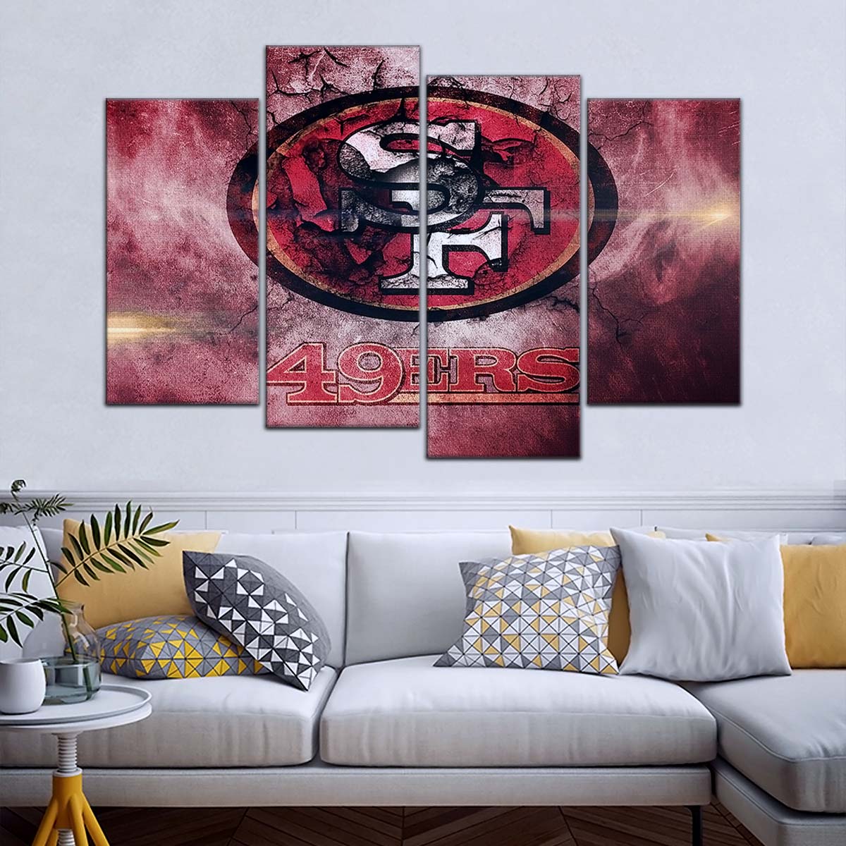 American Football Wall Art - AF5255 - San Francisco 49ers - NFL Football Team - American Football Poster - American Football Canvas