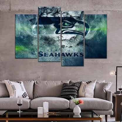 American Football Wall Art - AF5256 - Seattle Seahawks - NFL Football Team - American Football Poster - American Football Canvas