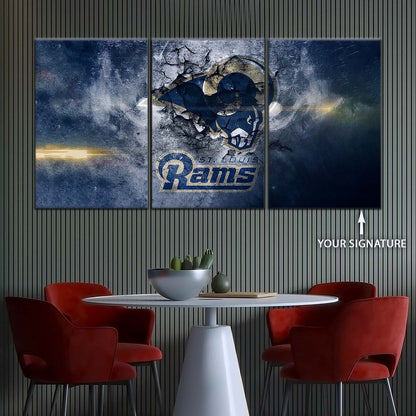 American Football Wall Art - AF5257 - St.Louis Rams - NFL Football Team - American Football Poster - American Football Canvas