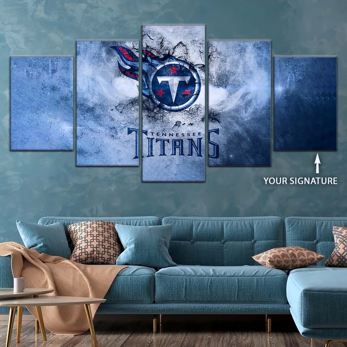 American Football Wall Art - AF5259 - Tennessee Titans - NFL Football Team - American Football Poster - American Football Canvas