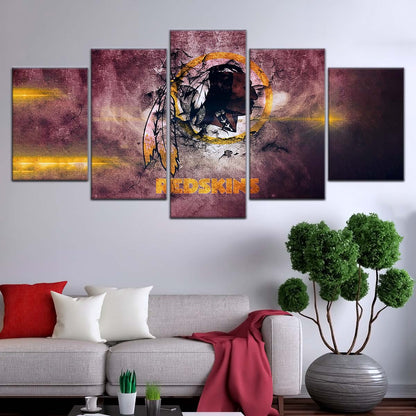 American Football Wall Art - AF5260 - Washington Redskins - NFL Football Team - American Football Poster - American Football Canvas