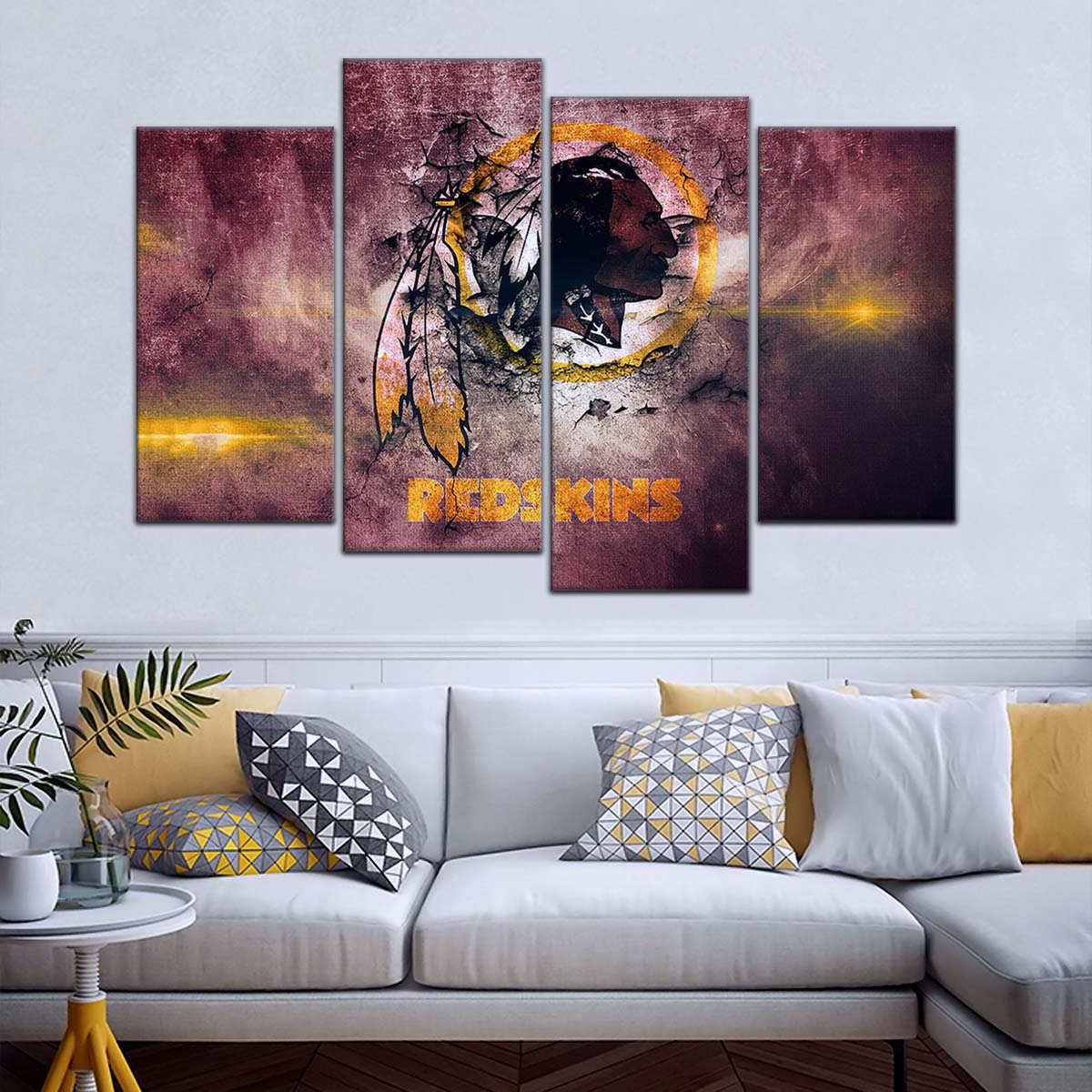 American Football Wall Art - AF5260 - Washington Redskins - NFL Football Team - American Football Poster - American Football Canvas