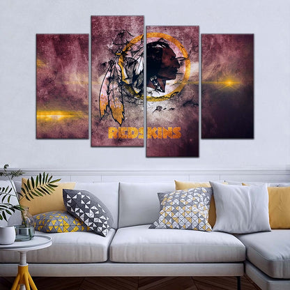 American Football Wall Art - AF5260 - Washington Redskins - NFL Football Team - American Football Poster - American Football Canvas