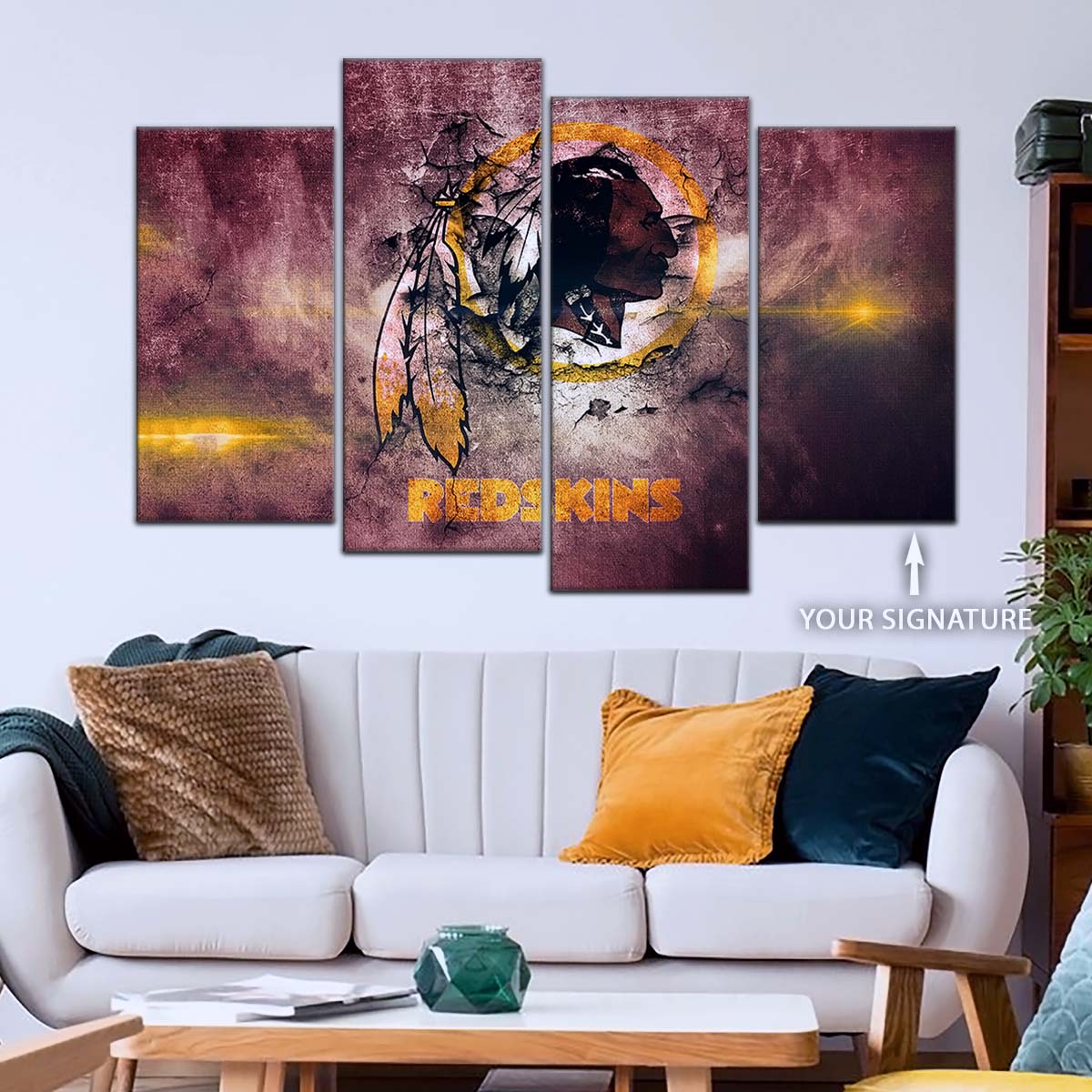 American Football Wall Art - AF5260 - Washington Redskins - NFL Football Team - American Football Poster - American Football Canvas