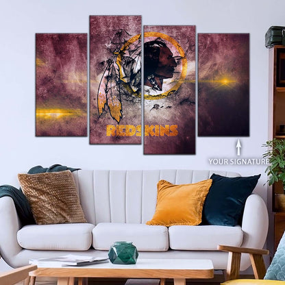 American Football Wall Art - AF5260 - Washington Redskins - NFL Football Team - American Football Poster - American Football Canvas