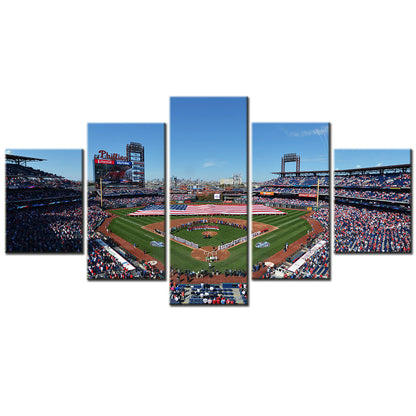 Baseball - 5 Pieces Wall Art - BB5017 - Citizens Bank Park - Philadelphia Phillies - Baseball Poster - Baseball Canvas