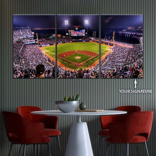 Baseball Wall Art - BB5038 - San Francisco Giants Night Game - Ultimate Sports Vibes - Baseball Poster - Baseball Canvas
