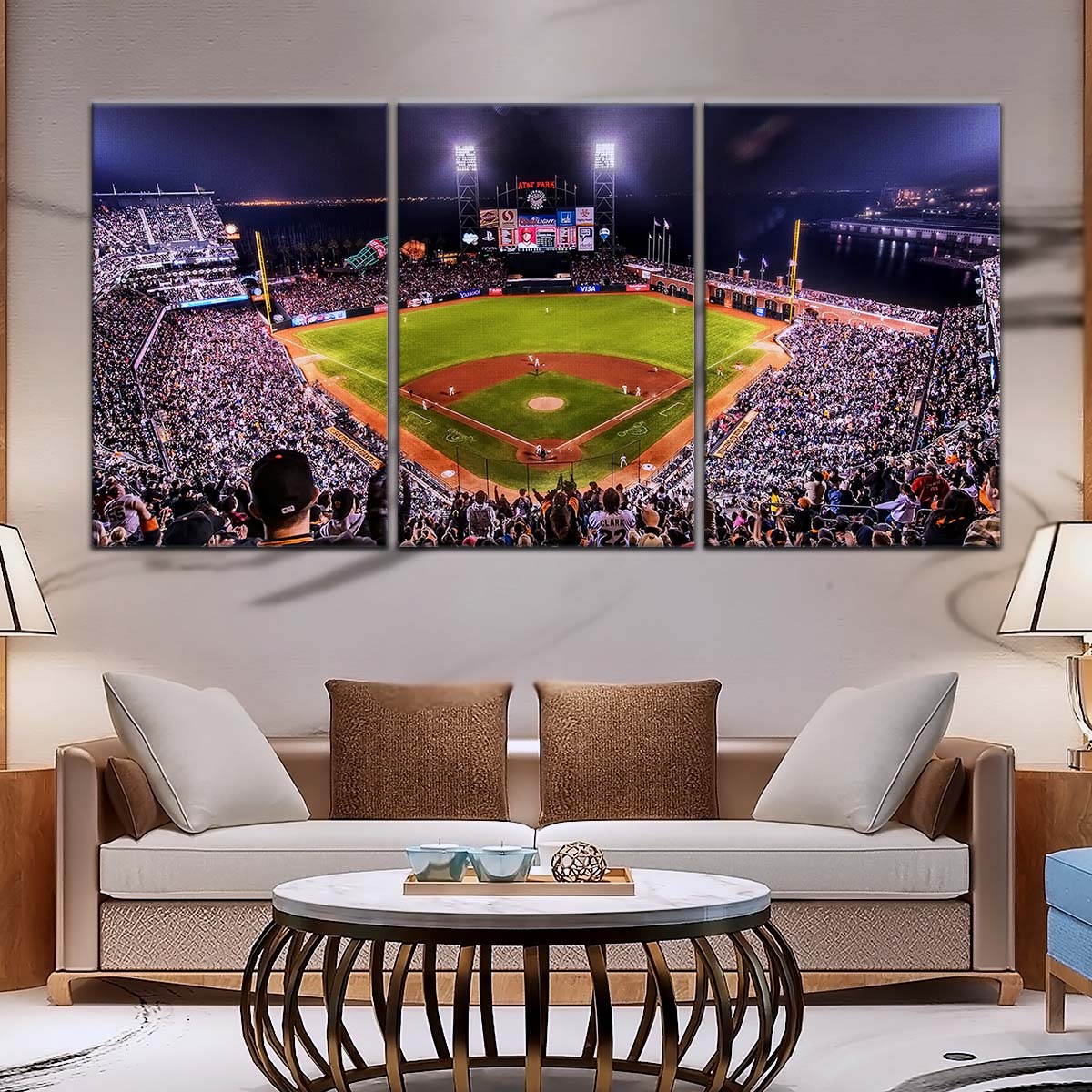 Baseball Wall Art - BB5038 - San Francisco Giants Night Game - Ultimate Sports Vibes - Baseball Poster - Baseball Canvas