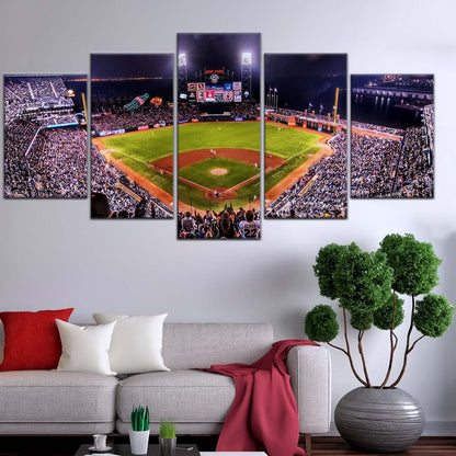 Baseball Wall Art - BB5038 - San Francisco Giants Night Game - Ultimate Sports Vibes - Baseball Poster - Baseball Canvas