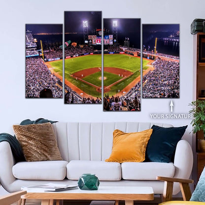 Baseball Wall Art - BB5038 - San Francisco Giants Night Game - Ultimate Sports Vibes - Baseball Poster - Baseball Canvas