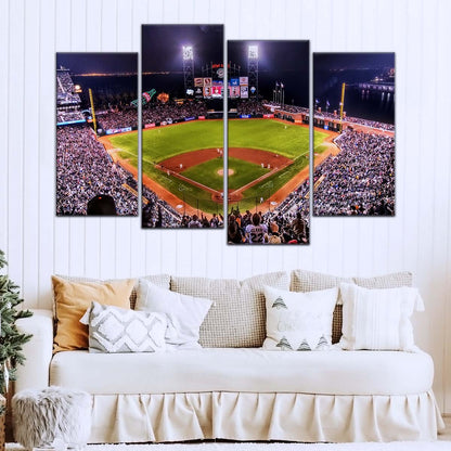 Baseball Wall Art - BB5038 - San Francisco Giants Night Game - Ultimate Sports Vibes - Baseball Poster - Baseball Canvas