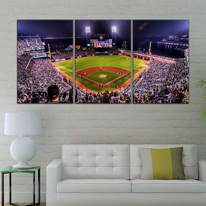 Baseball Wall Art - BB5038 - San Francisco Giants Night Game - Ultimate Sports Vibes - Baseball Poster - Baseball Canvas