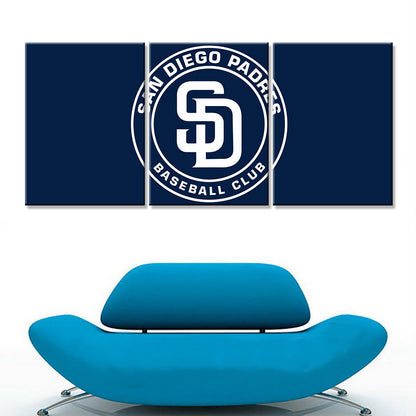 Baseball Wall Art - BB5032 - San Diego Padres - Baseball Poster - Baseball Canvas