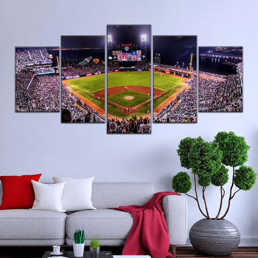 Baseball Wall Art - BB5038 - San Francisco Giants Night Game - Ultimate Sports Vibes - Baseball Poster - Baseball Canvas