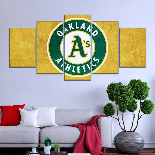 Baseball Wall Art - BB5042 - Oakland Athletics Sports - Baseball Poster - Baseball Canvas