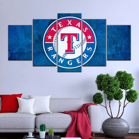 Baseball Wall Art - BB5043 - Texas Rangers Sports - Baseball Poster - Baseball Canvas