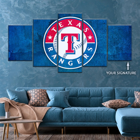 Baseball Wall Art - BB5043 - Texas Rangers Sports - Baseball Poster - Baseball Canvas