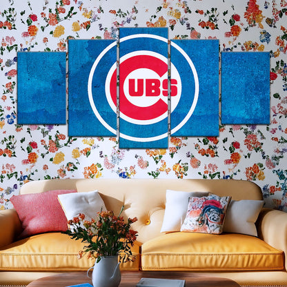 Baseball Canvas Wall Art - BB5045 - Chicago Cubs