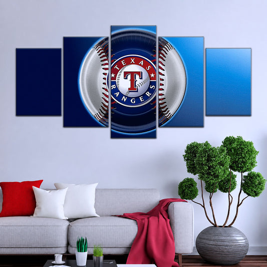 Baseball Wall Art - BB5048 - Texas Rangers - Baseball Poster - Baseball Canvas