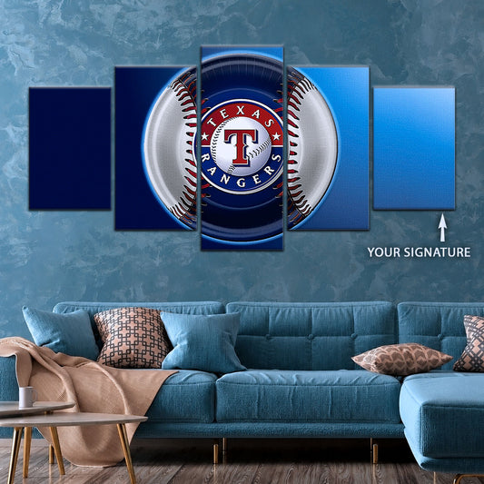 Baseball Wall Art - BB5048 - Texas Rangers - Baseball Poster - Baseball Canvas