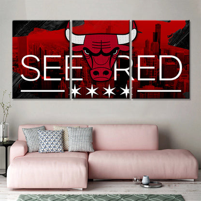 Basketball Wall Art - BK5026 - Chicago Bulls - Basketball Poster - Basketball Canvas