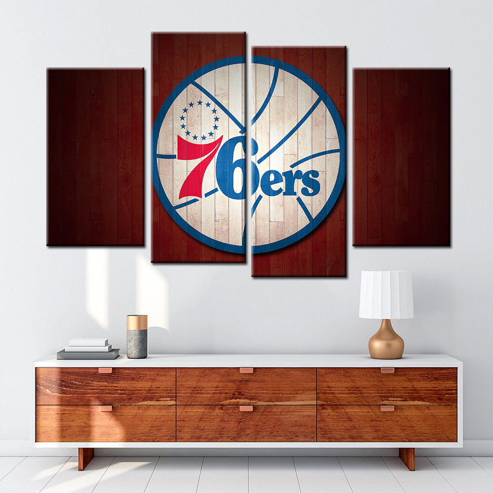 Basketball Wall Art - BK5040 - Philadelphia 76ers - Basketball Poster - Basketball Canvas