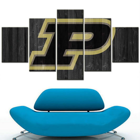 Basketball - 5 Pieces Wall Art - BK5019 - Purdue Boilermakers Men's Basketball - Basketball Poster - Basketball Canvas