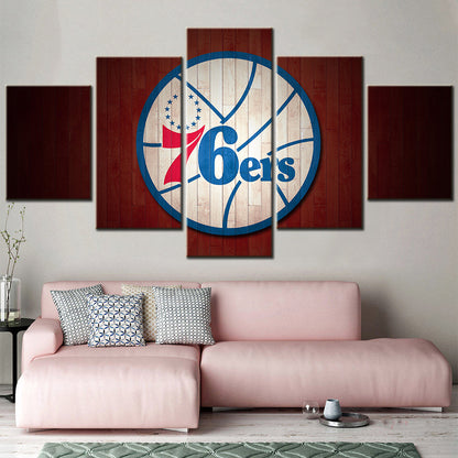 Basketball Wall Art - BK5040 - Philadelphia 76ers - Basketball Poster - Basketball Canvas